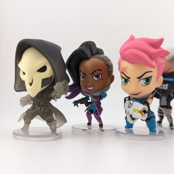 Cute but Deadly Overwatch Mini Figures – Set of 6 (Blizzard Official) - Picture 3 of 16